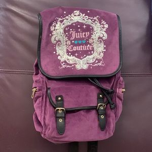 Juicy couture purple backpack